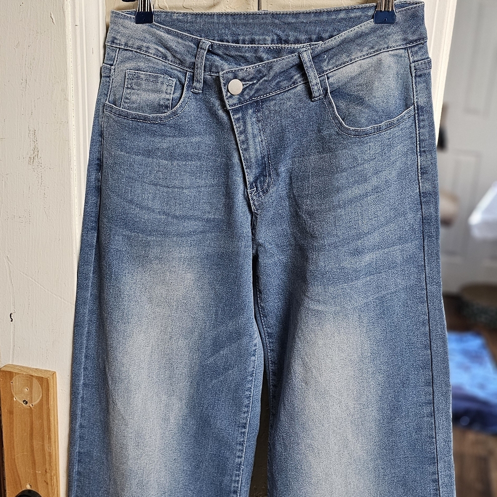 Stylish Blue Flare Women's Jeans